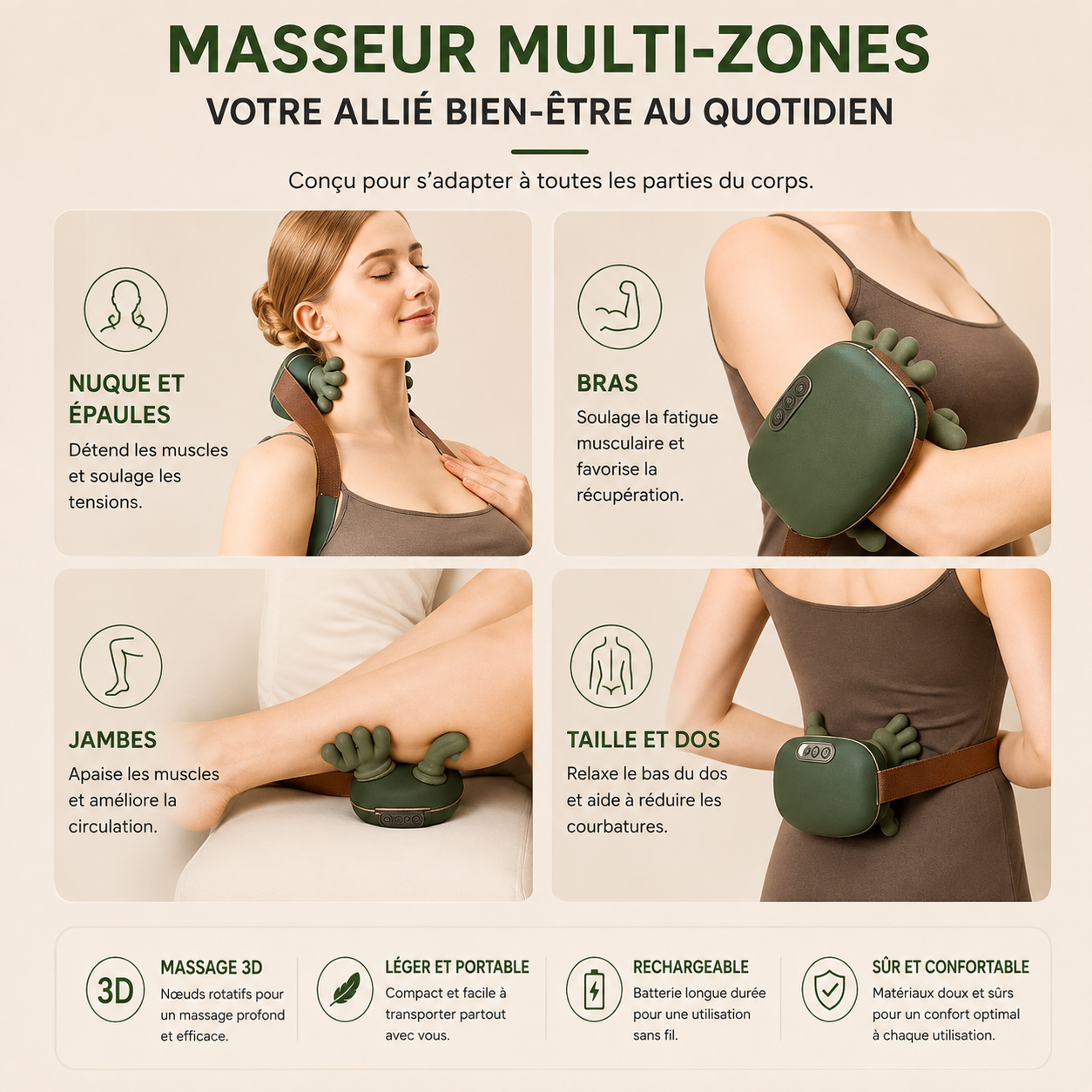 Masseur multifonction
