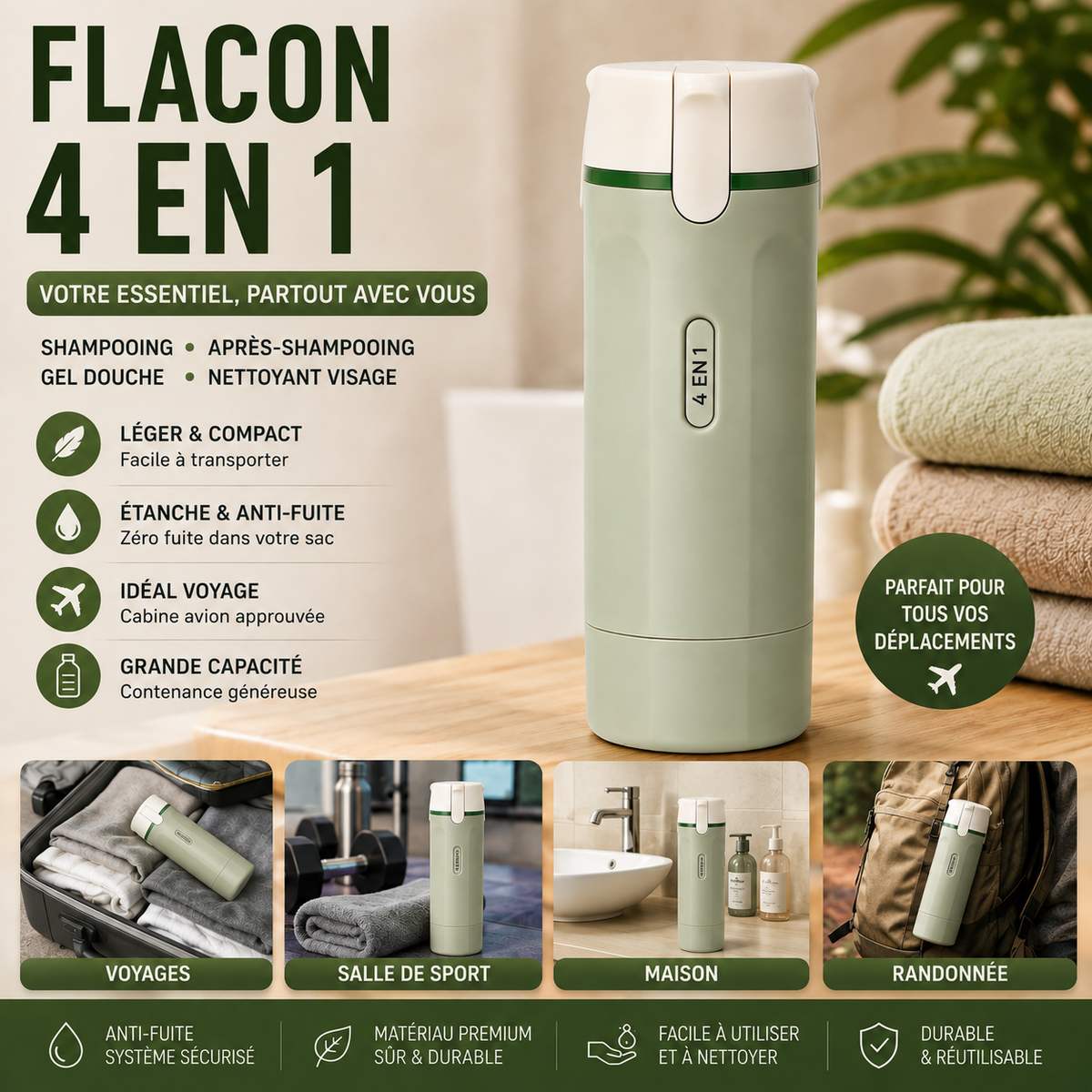 Flacon Nomade 4-en-1™