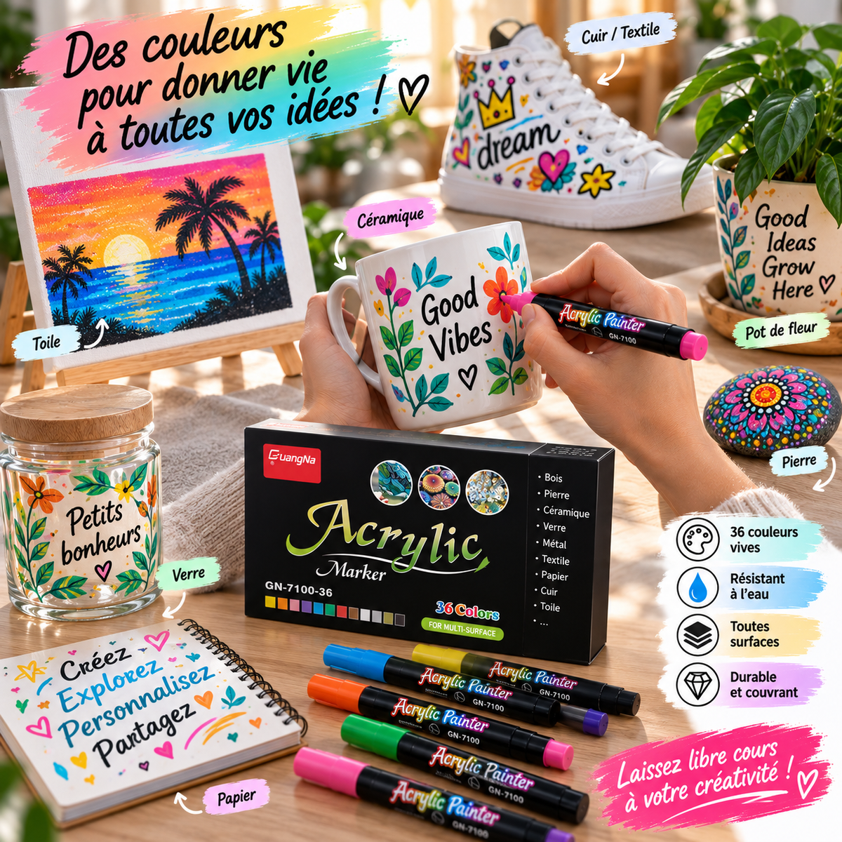 Coloréa™ - Marqueur acrylique
