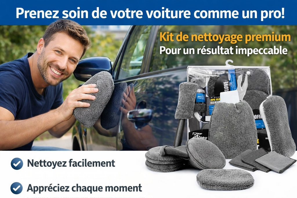 Kit de nettoyage 9 pcs