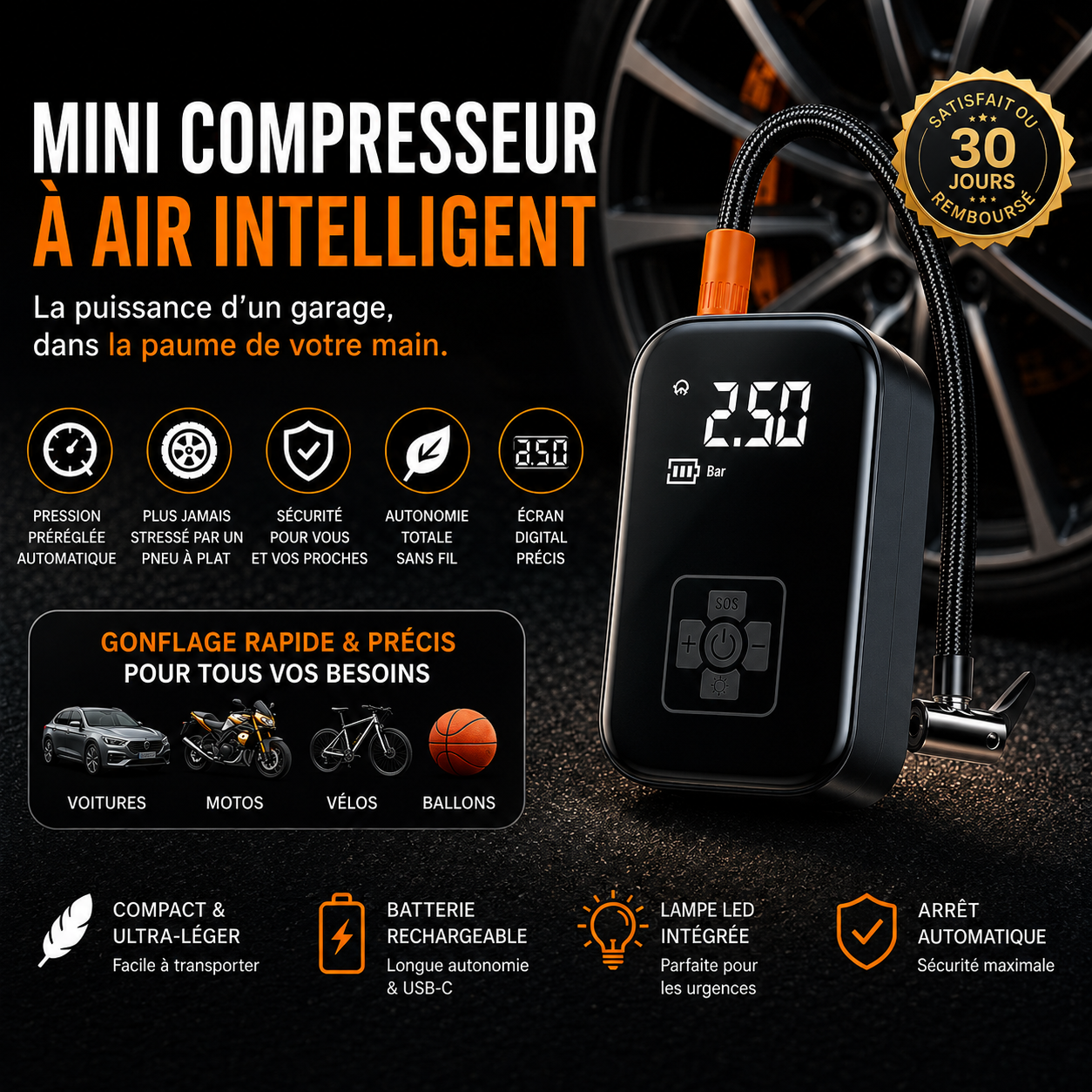 Compresseur d’air portable