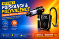 PACK DUO :                                      ASPIRATEUR + GONFLEUR