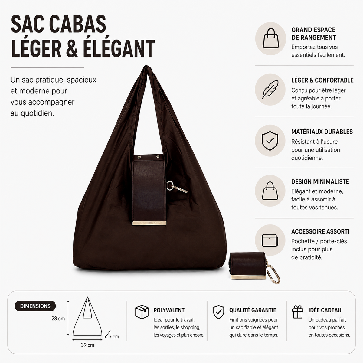 Cabas Chic™ - Sac cabas