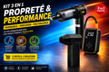 PACK TRIO : SOUFFLEUR / ASPIRATEUR & GONFLEUR