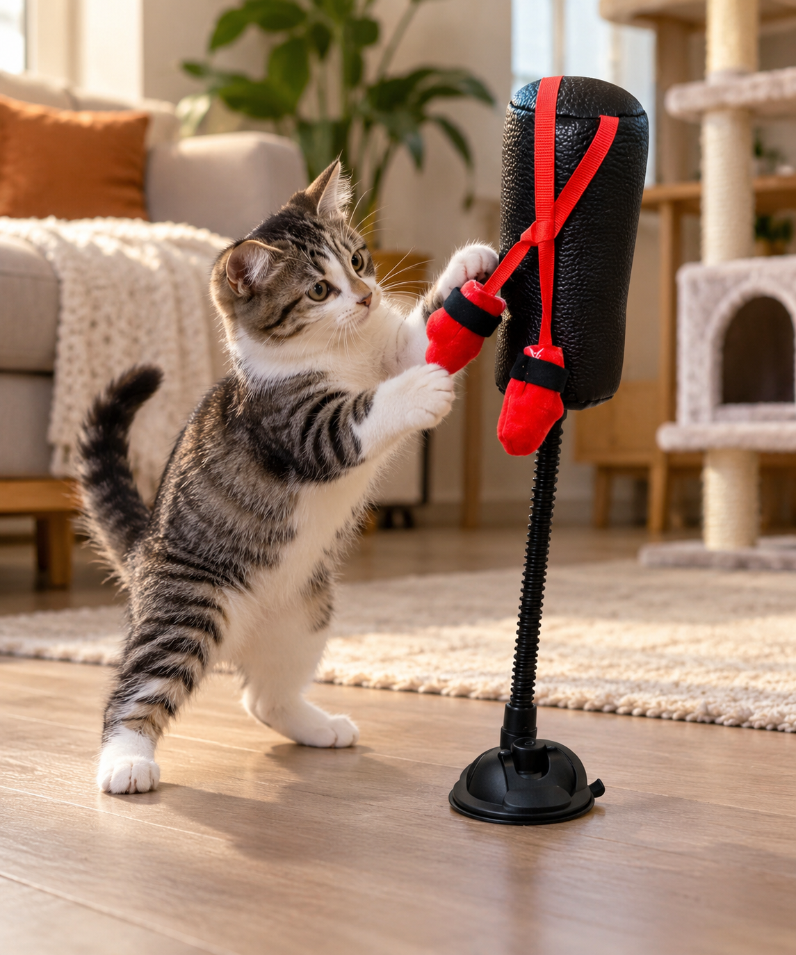 PawBox™- Sac de boxe pour chat